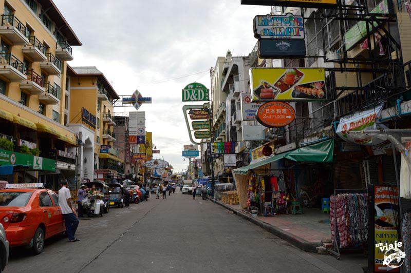 Khao San Road a primera hora de la mañana.