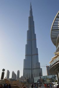 El edificio más alto del mundo. El Burj Khalifa de Dubai.