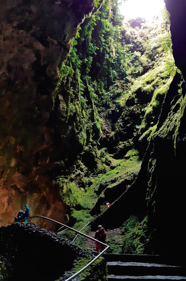 Algar do Carvao, Terceira, Azores.