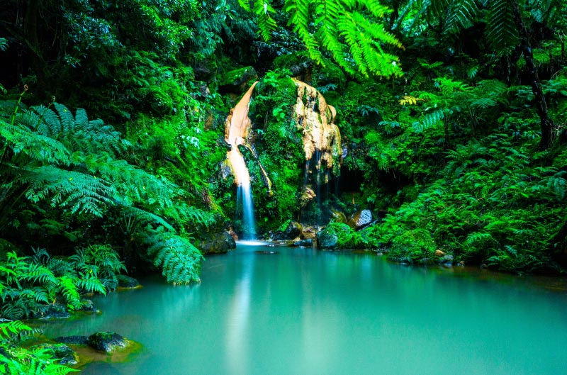Cascada de Caldeira Velha, que ver en Sao Miguel.