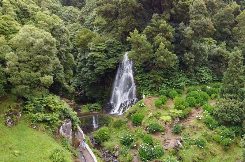 Parque natural que ver en Sao Miguel, Azores.