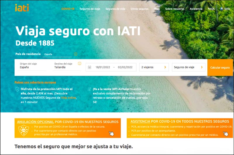 Seguro medico para viajar a tailandia, covid 19, coronavirus.