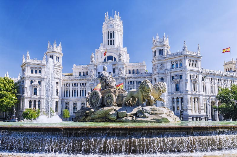 Fuente de cibeles de Madrid.