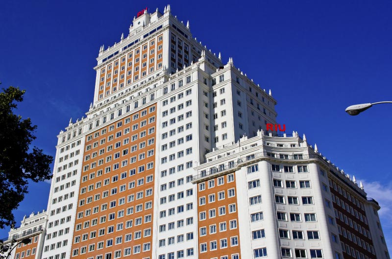 Hotel Riu Plaza de España, Madrid.