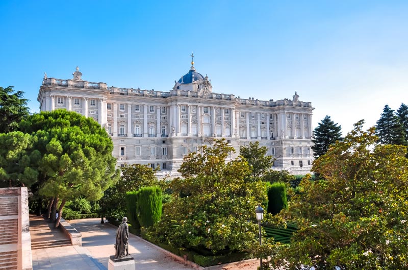 Palacio Real, parada del Free Tour por Madrid de Civitatis.