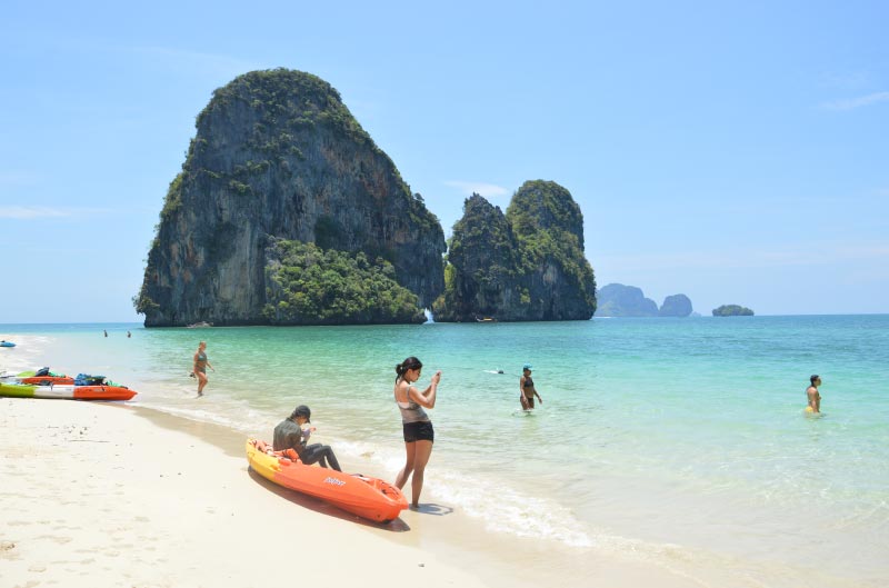 Alquiler de kayak en Railay.