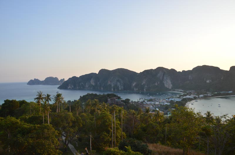 Mirador de Phi Phi Don, en las Islas Phi Phi, Tailandia.