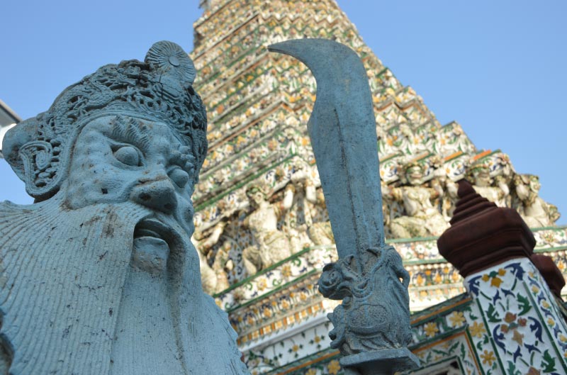 Escultura de origen chino, Wat Arun.