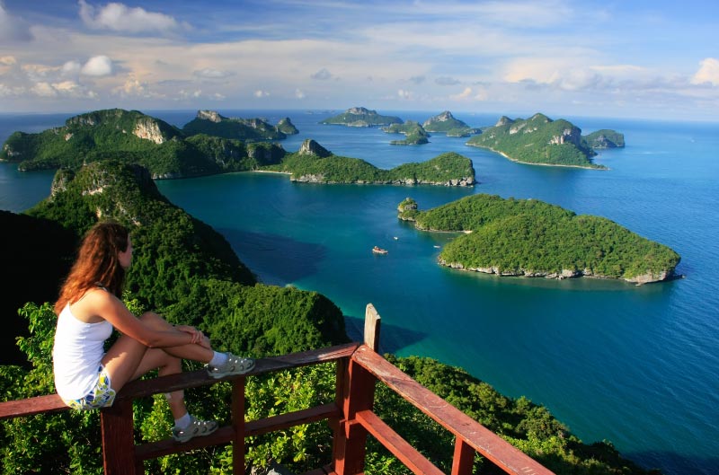 Mirador del parque nacional Ang thong, excursion que hacer en koh samui.