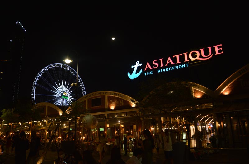 Asiatique, en Bangkok, Tailandia.
