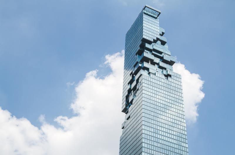 Torre mahanakhon, mirador mas alto de bangkok.