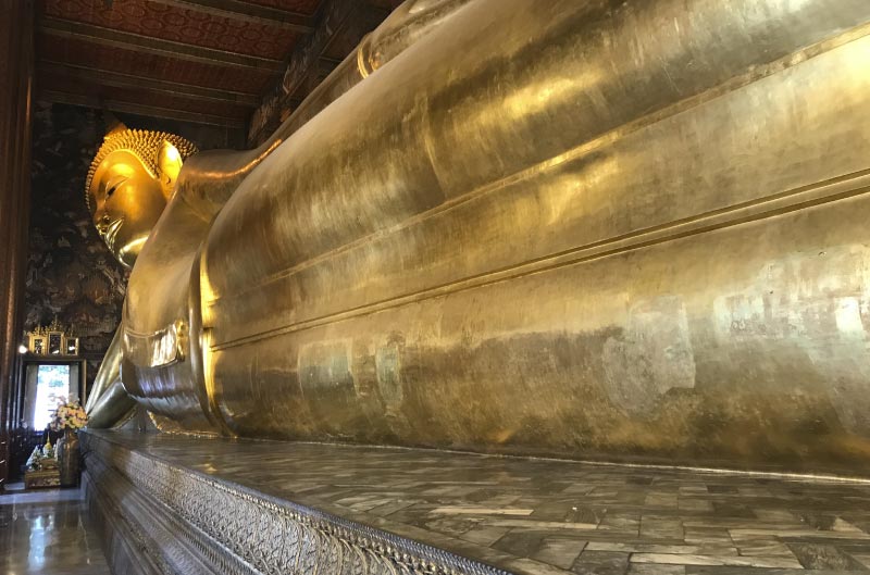 Buda reclinado del Wat Pho, bangkok.