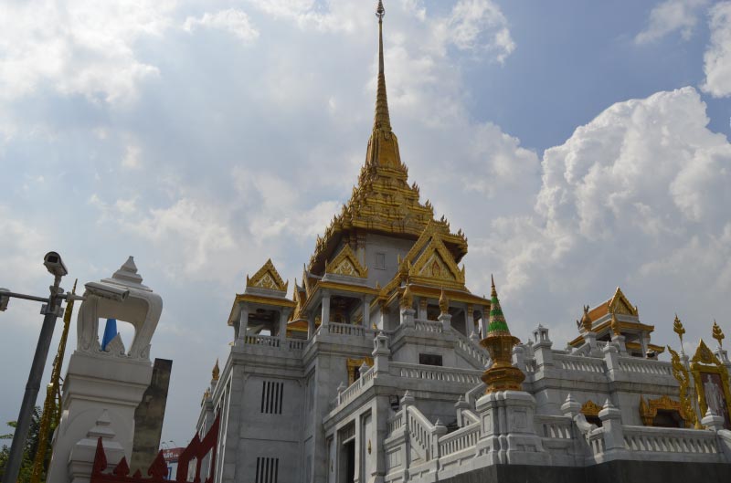 Templo Wat Traimit, en el barrio chino de Bangkok.