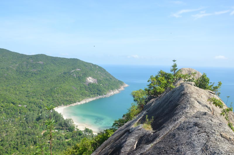 Mirador viewpoint de bottle beach, en koh phangan, tailandia