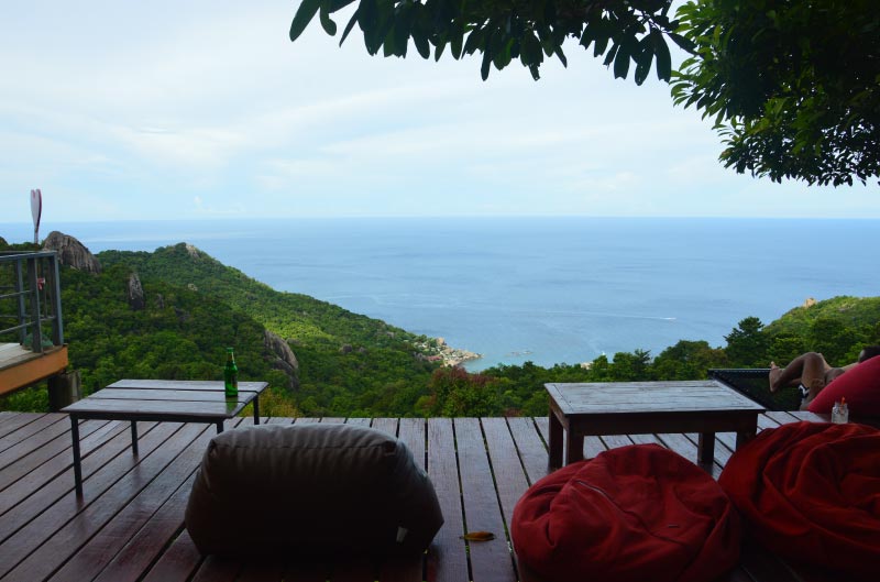 Restaurante mirador love koh tao.