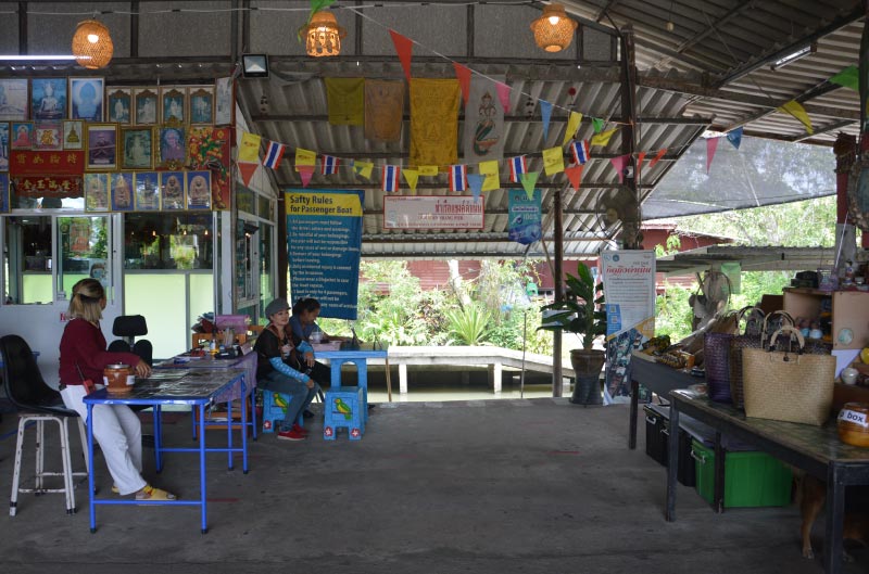 Sitio de la estafa del Mercado Flotante de Bangkok.