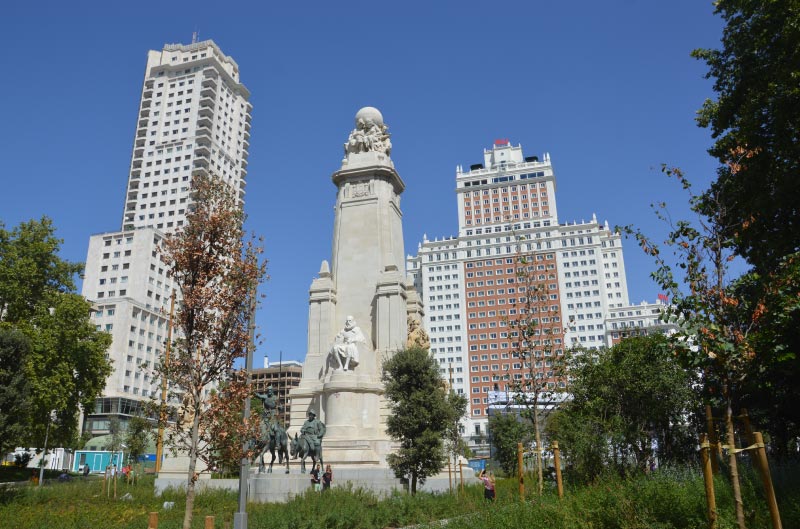 Plaza de España de Madrid.