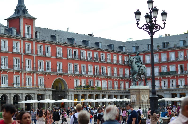 Plaza mayor de Madrid.