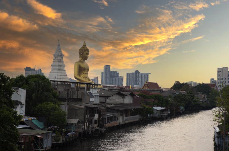 Tour por los canales de Bangkok