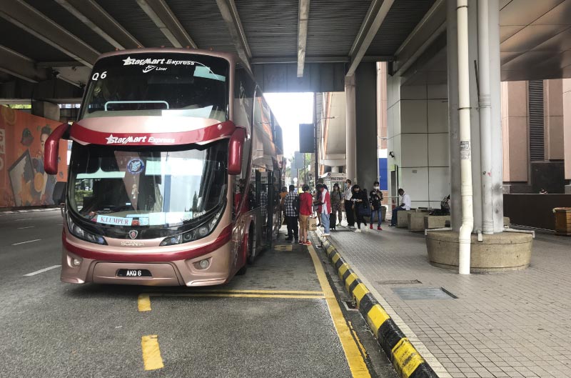 Como ir de Kuala Lumpur a Singapur en bus.